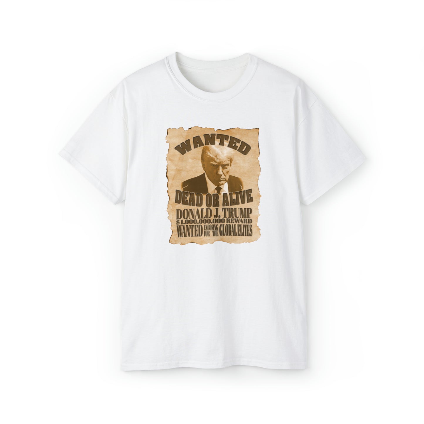 WANTED MUGSHOT T-SHIRT - Unisex Ultra Cotton Tee