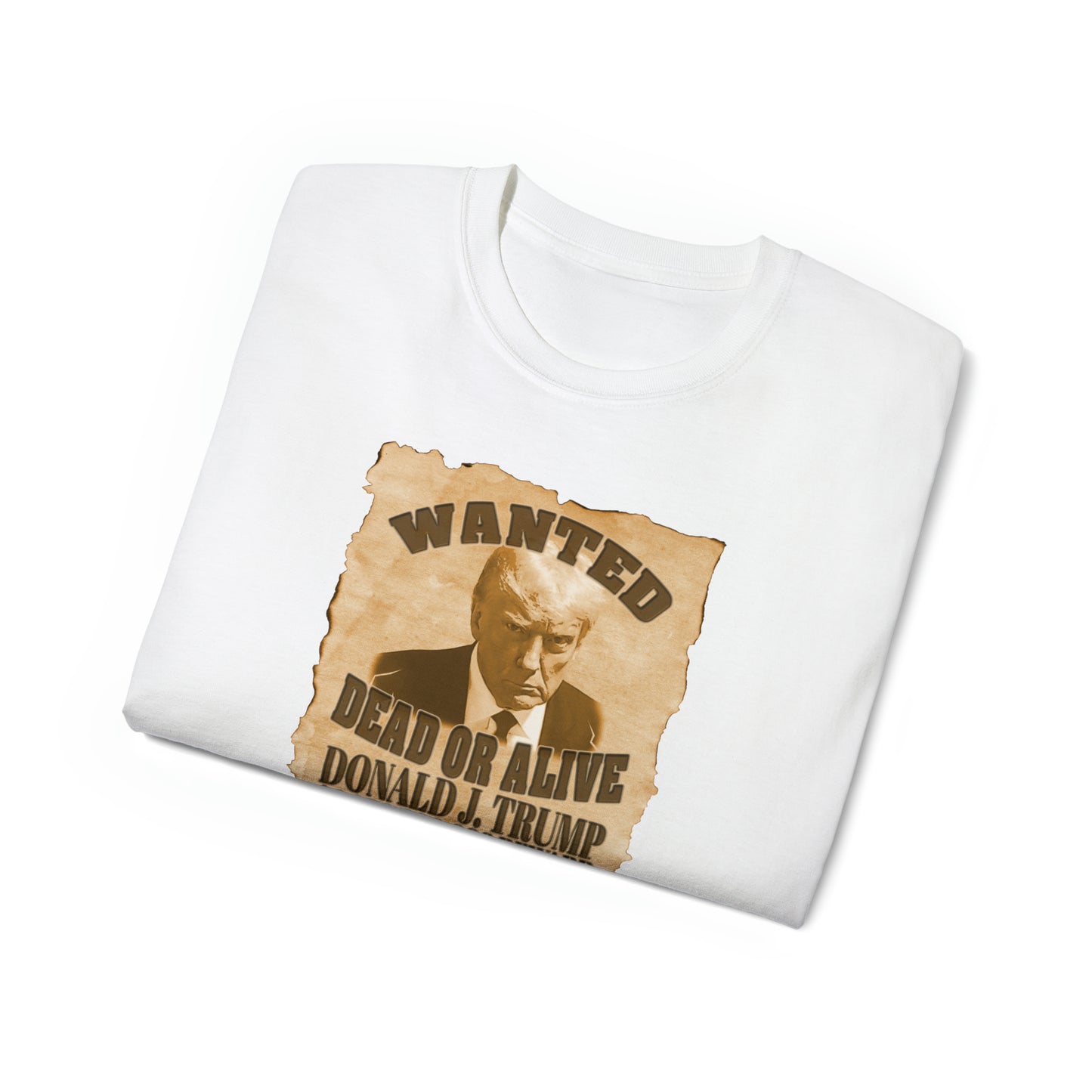 WANTED MUGSHOT T-SHIRT - Unisex Ultra Cotton Tee